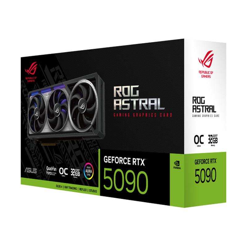 Asus ROG Astral GeForce RTX 5090 32GB GDDR7 OC Edition Gaming Graphics Card Asus ROG Astral GeForce RTX 5090 32GB GDDR7 OC Edition Gaming Graphics Card